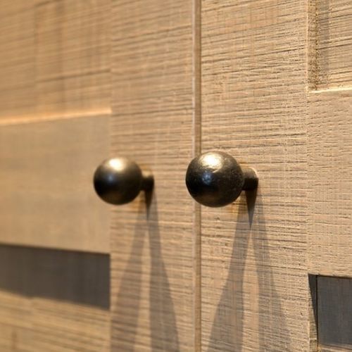 Pomello per mobile classico - PT-20  - Dauby - in ferro invecchiato / in metallo grezzo / in bronzo bianco