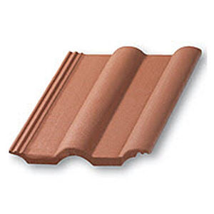 Tegola romana - DOPPIA-ROMANA - Gambale - in terracotta / doppia