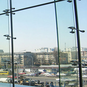 Pannello in vetro a doppi vetri - SPIDER - Usluga Glass - trasparente / per facciata