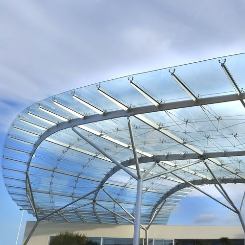 Copertura vetrata in metallo - Usluga Glass