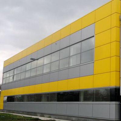 Pannello in composito di rivestimento - Usluga Glass - per rivestimento di facciata / in alluminio