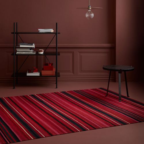 Tappeto contemporaneo - AMARYLLIS  - Fabula living - a righe / in cotone / in lana della Nuova Zelanda