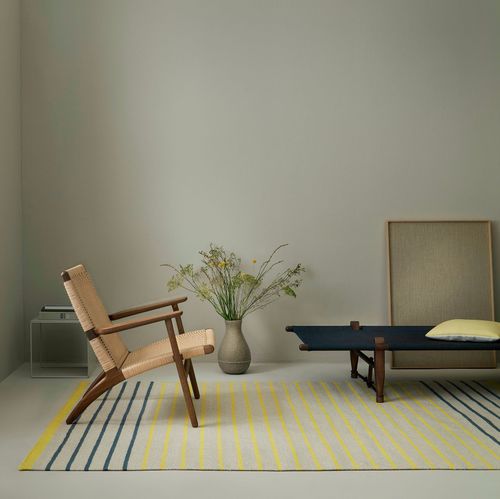 Tappeto contemporaneo - POPPY - Fabula living - a righe / in cotone / in lana della Nuova Zelanda