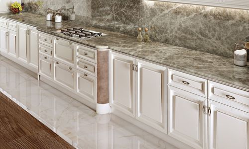 Cucina classica - DAPHNE PELLE - Casta Diva Interiors - in legno / con impugnature / laccata