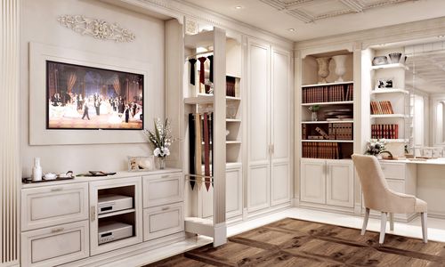 Armadio con fissaggio a muro - CAPRICCIO - Casta Diva Interiors - classico / in legno / in legno laccato