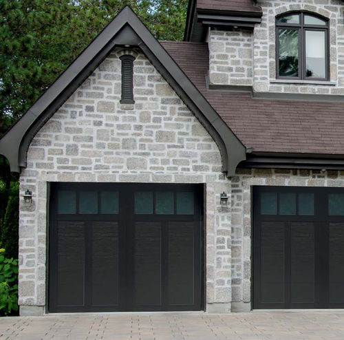 Porta in composito per garage - CANYON RIDGE® ELEMENTS - Copy door - sezionale / in acciaio / in polistirene