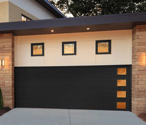 Porta in acciaio per garage - MODERN  - Copy door - sezionale / in polistirene / in schiuma di poliuretano