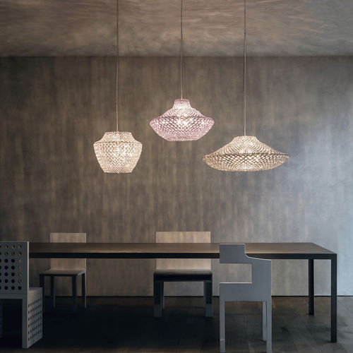 Lampada a sospensione - VIET - Lolli e Memmoli - in cristallo / design originale / con cavo