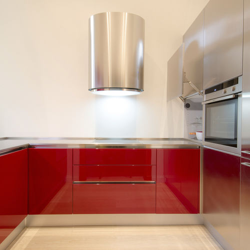 Cucina contemporanea - SU MISURA - MiniCucine.com - in legno laccato / modulare / laccata