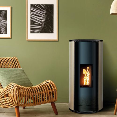 Stufa a pellet - HOLLY  - BESTOVE - 8 kW / da appoggio / contemporanea