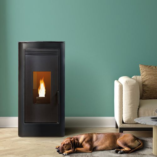 Stufa a pellet - K-STILL - BESTOVE - 12 kW / da appoggio / contemporanea
