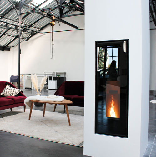 Camino a pellet - MINI WIND - BESTOVE - da incasso / da terra / Faccia singola