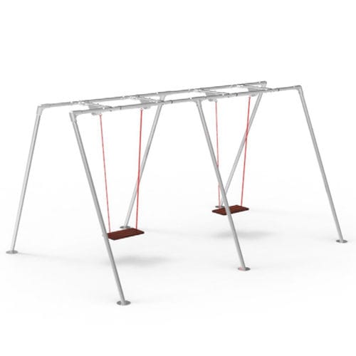 Altalena in alluminio - KAGP121 - Kreal - per parco giochi / doppia