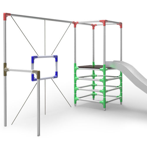 Struttura d'arrampicata per parco giochi - SLIDE + SPIDER - Kreal