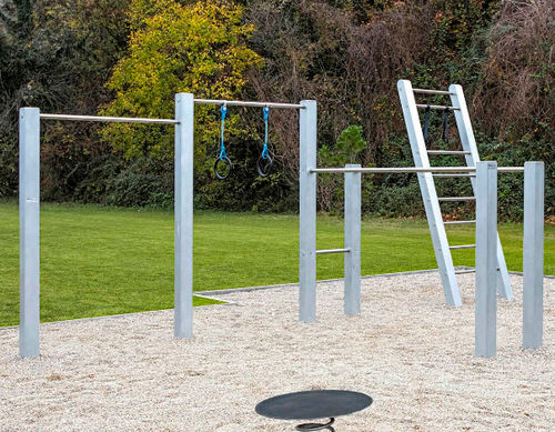 Barra di trazione tripla - KGSF008  - Kreal - in alluminio / da esterno / per percorso vita
