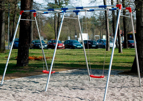 Altalena in metallo - KGI002  - Kreal - per parco giochi / doppia