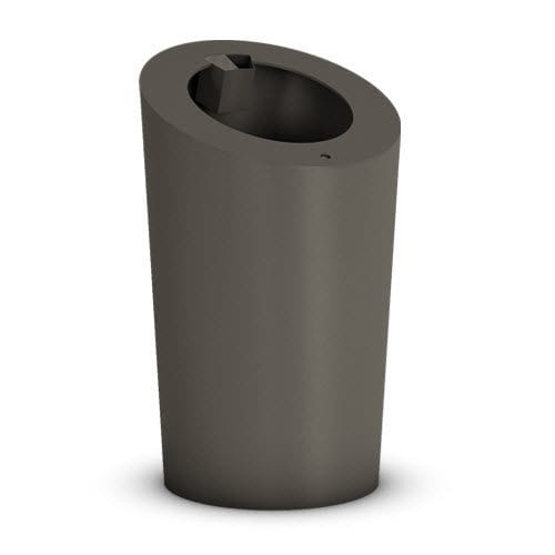 Portarifiuti pubblico - CONE - THE ITALIAN LAB SRL - in lamiera d'acciaio / senza coperchio / contemporaneo