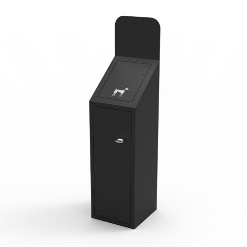 Portarifiuti pubblico - WILLY  - THE ITALIAN LAB SRL - in acciaio galvanizzato / con coperchio / contemporaneo