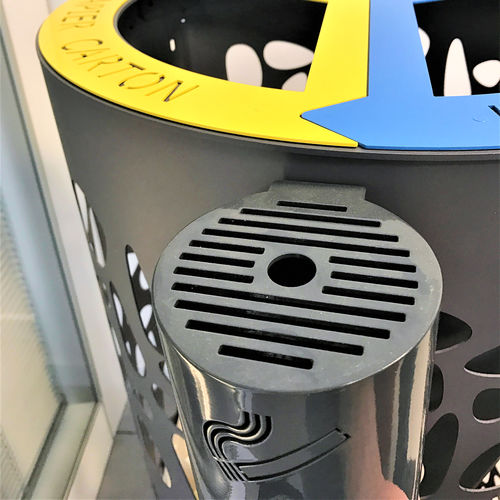 Portacenere a muro - ASH BIN - THE ITALIAN LAB SRL - in acciaio / per esterni / per spazio pubblico