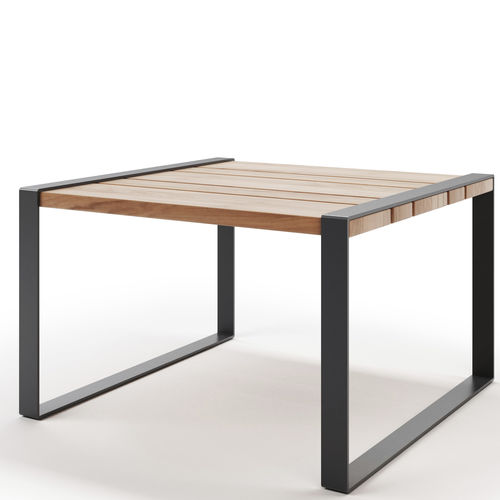Tavolo da picnic contemporaneo - EASY EVO RECY - THE ITALIAN LAB SRL - in legno esotico / in plastica riciclata / in WPC