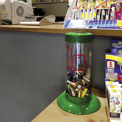 Contenitore per pile - BATTERT 3.5 lt - THE ITALIAN LAB SRL