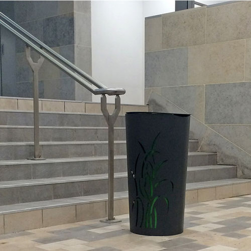 Portarifiuti pubblico - GRASS CONIC - THE ITALIAN LAB SRL - in lamiera d'acciaio / senza coperchio / contemporaneo