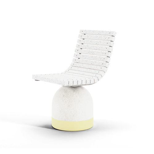 Sedia contemporanea - LUXURY - THE ITALIAN LAB SRL - da interno / in lamiera d'acciaio / in plastica riciclata