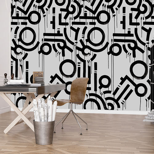 Carta da parati contemporanea - ADLC-5 TRANSFORM - AREA environments - in lino / in vinile / a motivi
