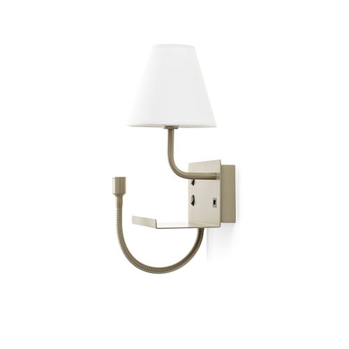 Applique contemporanea - GINGER : AP-1399 - Artinox - da interno / in ottone / in tessuto