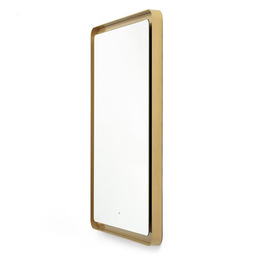 Specchio da bagno a muro - ART : ES-0075 - Artinox - contemporaneo / rettangolare / in metallo