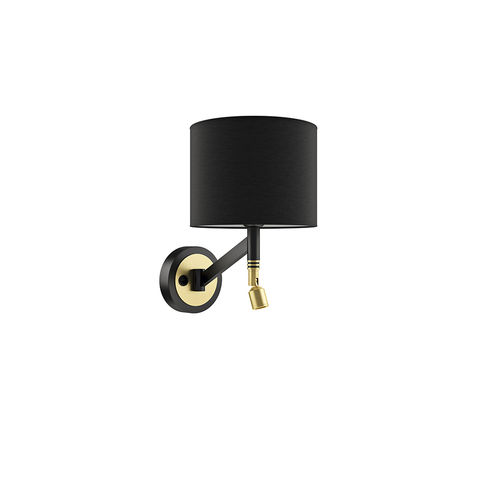 Applique contemporanea - ARMOUR : AP-1339/16 CG - Artinox - da interno / in tessuto / tonda