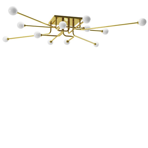 Plafoniera contemporanea - ROOTS : CT-4232 LU - Artinox - in ottone lucidato / a incandescenza / da interno