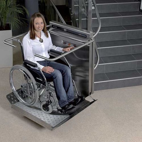 Piattaforma elevatrice PMR - PMR - mobilift - per edificio / ad uso professionale / girevole