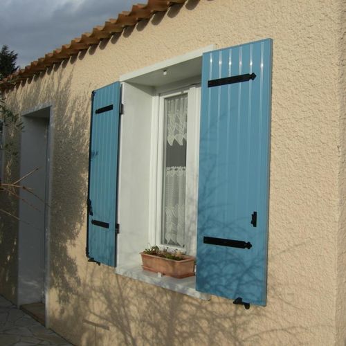Persiana battente - Rustique - GYT - in PVC / per finestra / per porta