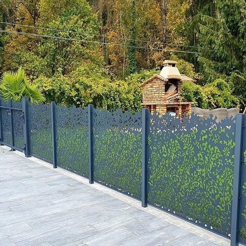 Recinzione in lamiera forata - Ambellya Coralys - GYT - da giardino / in alluminio termolaccato / rettangolare