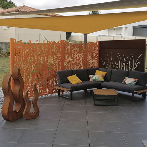 Pannello decorativo da costruzione - Ambellya Bambou &amp; Herbiers - GYT - per esterni / di lunga durata / in alluminio