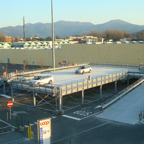 Sistema di parcheggio con piattaforma - LUCCA - Carpenterie MUSSINI