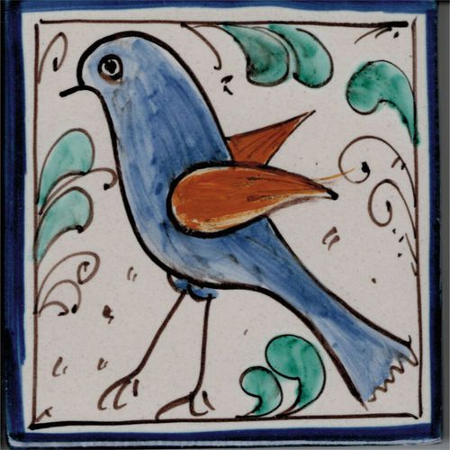 Piastrella in gres porcellanato - ANTICO : LR UCCELLO - LA RIGGIOLA AB - in ceramica / in lavica / smaltata