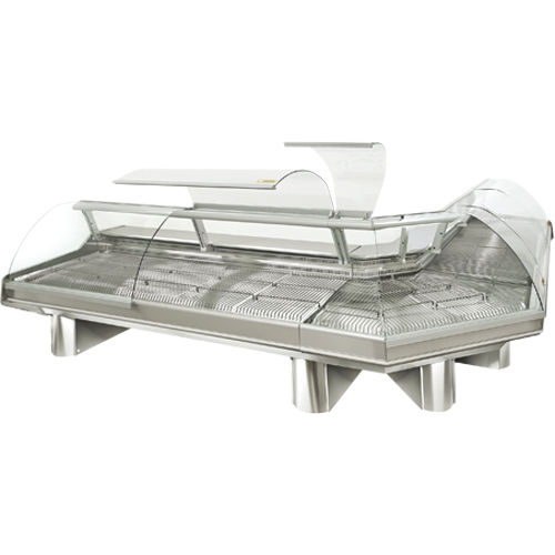 Vetrina refrigerata espositiva - HYDRAULIC GLASSES - Jimo Cooling Technology - per macelleria / con illuminazione