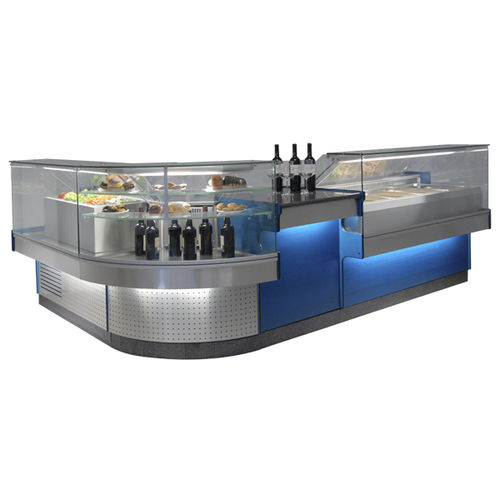 Vetrina refrigerata espositiva - BLUE - Jimo Cooling Technology - per ristorante / con illuminazione / su misura