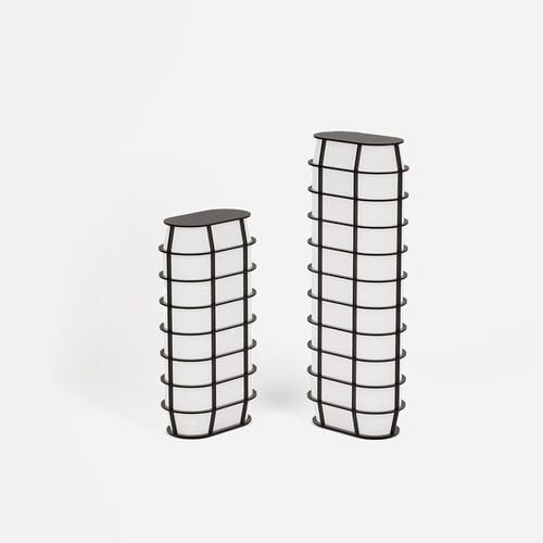 Lampada da tavolo - DOUBLE HAPPINESS - DANTE - Goods and Bads - da pavimento / in alluminio / in tessuto
