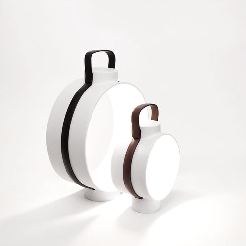 Lampada portatile - NIGHTINGALE - DANTE - Goods and Bads - in porcellana / in pelle / contemporanea
