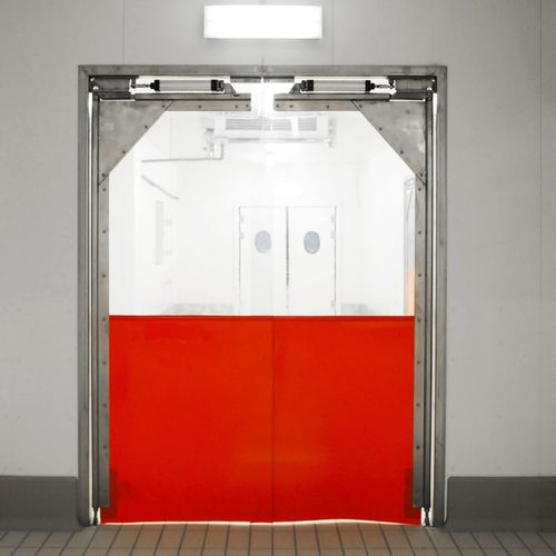 Porta industriale battente - DAPLEAF - Apostoli Daniele - in acciaio galvanizzato / in acciaio inossidabile / in PVC