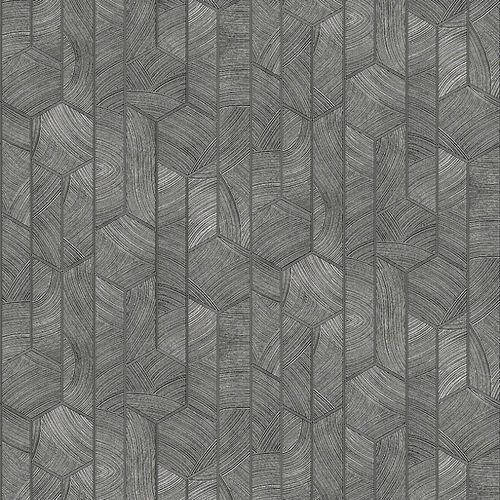 Carta da parati contemporanea - KANTHA ROCK - Masureel Distribution BVBA - con motivi geometrici / in tessuto non tessuto / lavabile