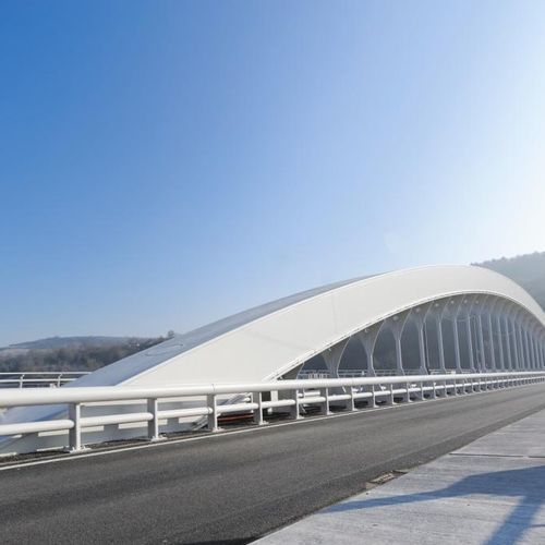 Ponte in acciaio - ArcelorMittal Europe – Flat Products - in calcestruzzo / composito / a travi