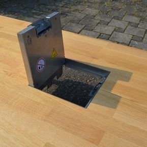 Botola per pavimento - 19116 - Mott Mobile Systeme GmbH &Co. KG - quadrata / in plastica / ad incasso