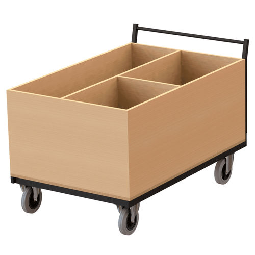 Carrello contract - TRANSPORTBOX ROBUSTO - Mott Mobile Systeme GmbH &Co. KG - personalizzabile / di trasporto / in acciaio termolaccato