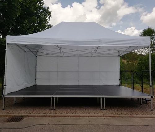 Tendostruttura rettangolare - Mott Mobile Systeme GmbH &Co. KG - in PVC / in alluminio anodizzato / pieghevole