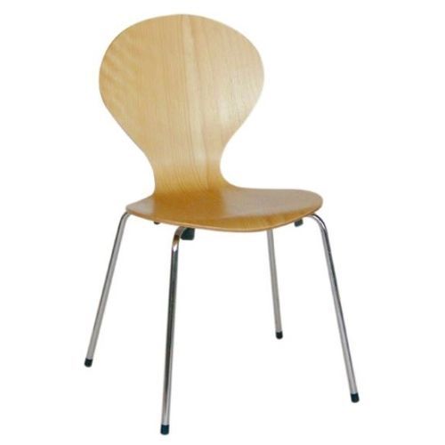 Sedia contemporanea - Erf - Mott Mobile Systeme GmbH &Co. KG - da interno / in faggio / con supporto in metallo cromato