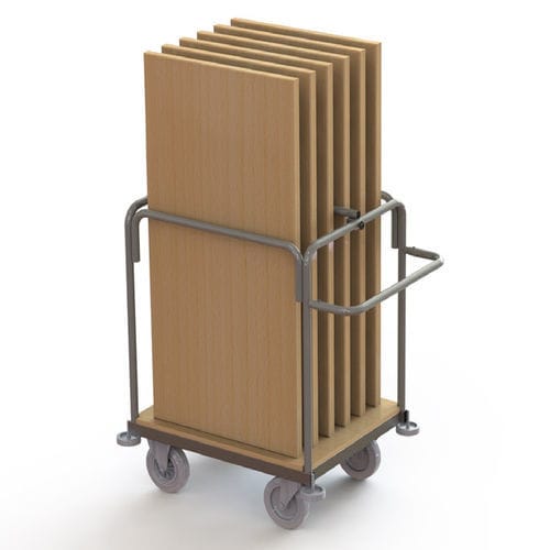 Carrello portatavoli - VERTICAL PREMIUM - Mott Mobile Systeme GmbH &Co. KG - contract / in alluminio / in acciaio termolaccato